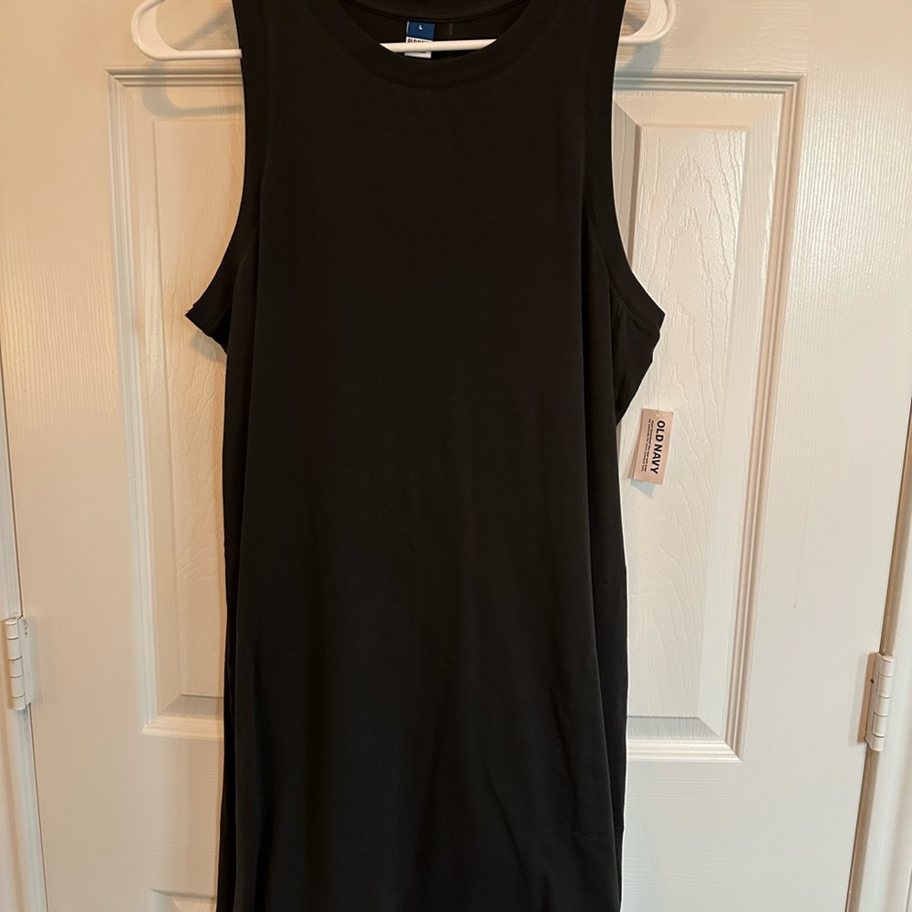 Old Navy Black Sleeveless Dress